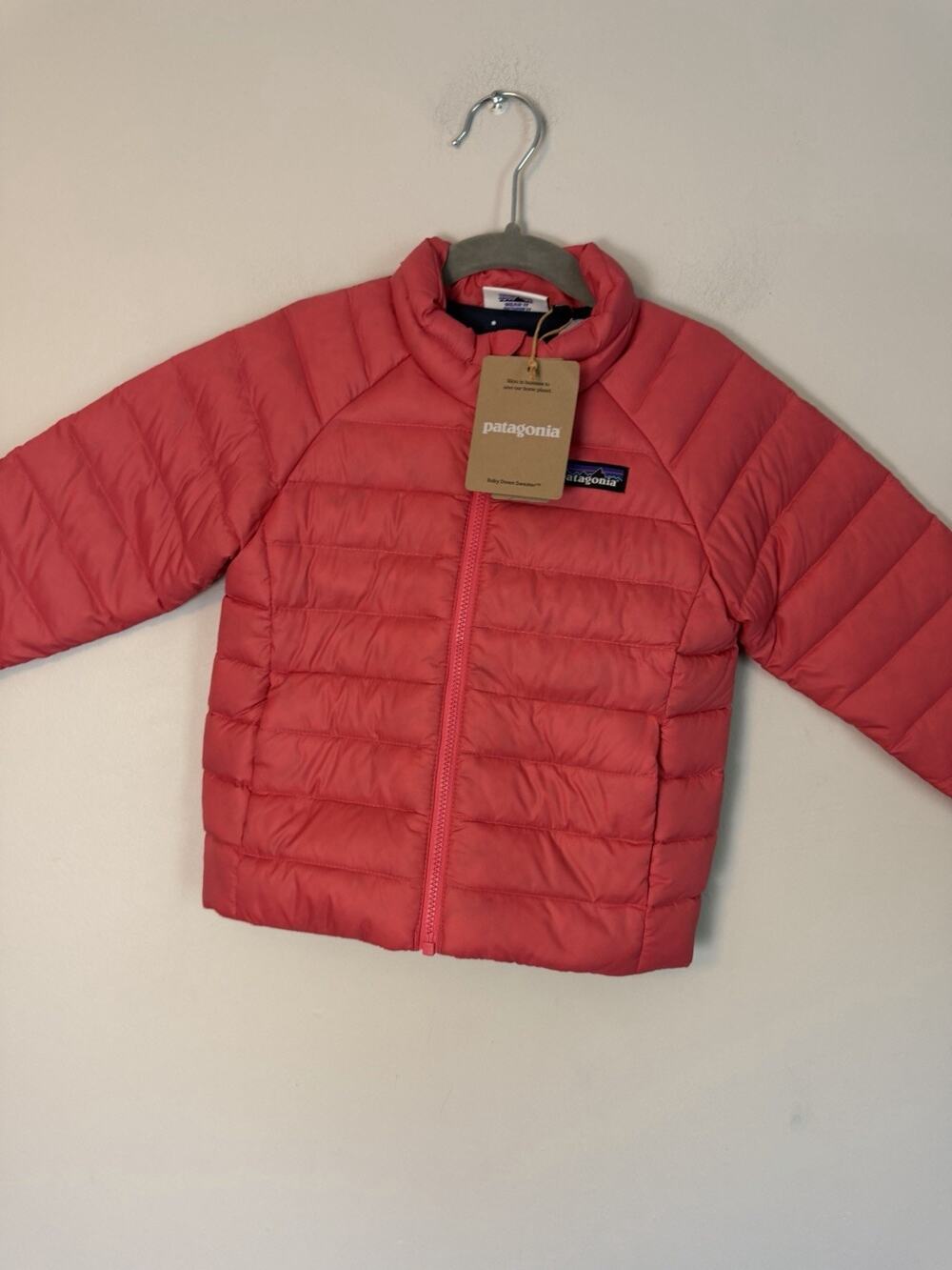 Patagonia Baby's Down Sweater Insulated Down Jacket Sz 2T Pink NWT $110